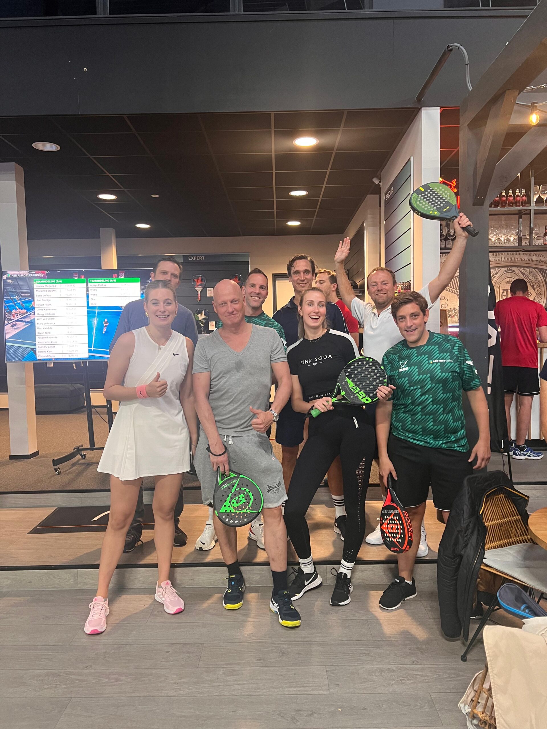 Padeltoernooi ABN AMRO Clearing Bank